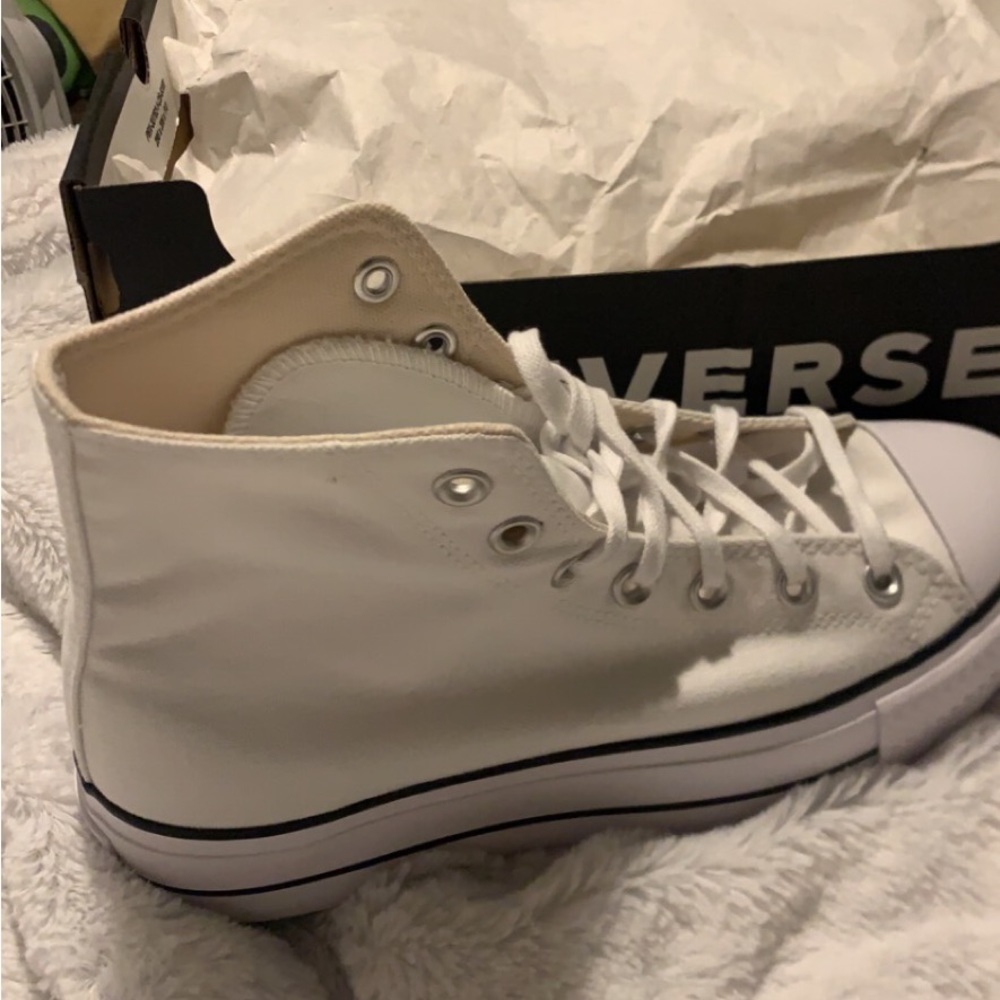 Converse white platforms NWB